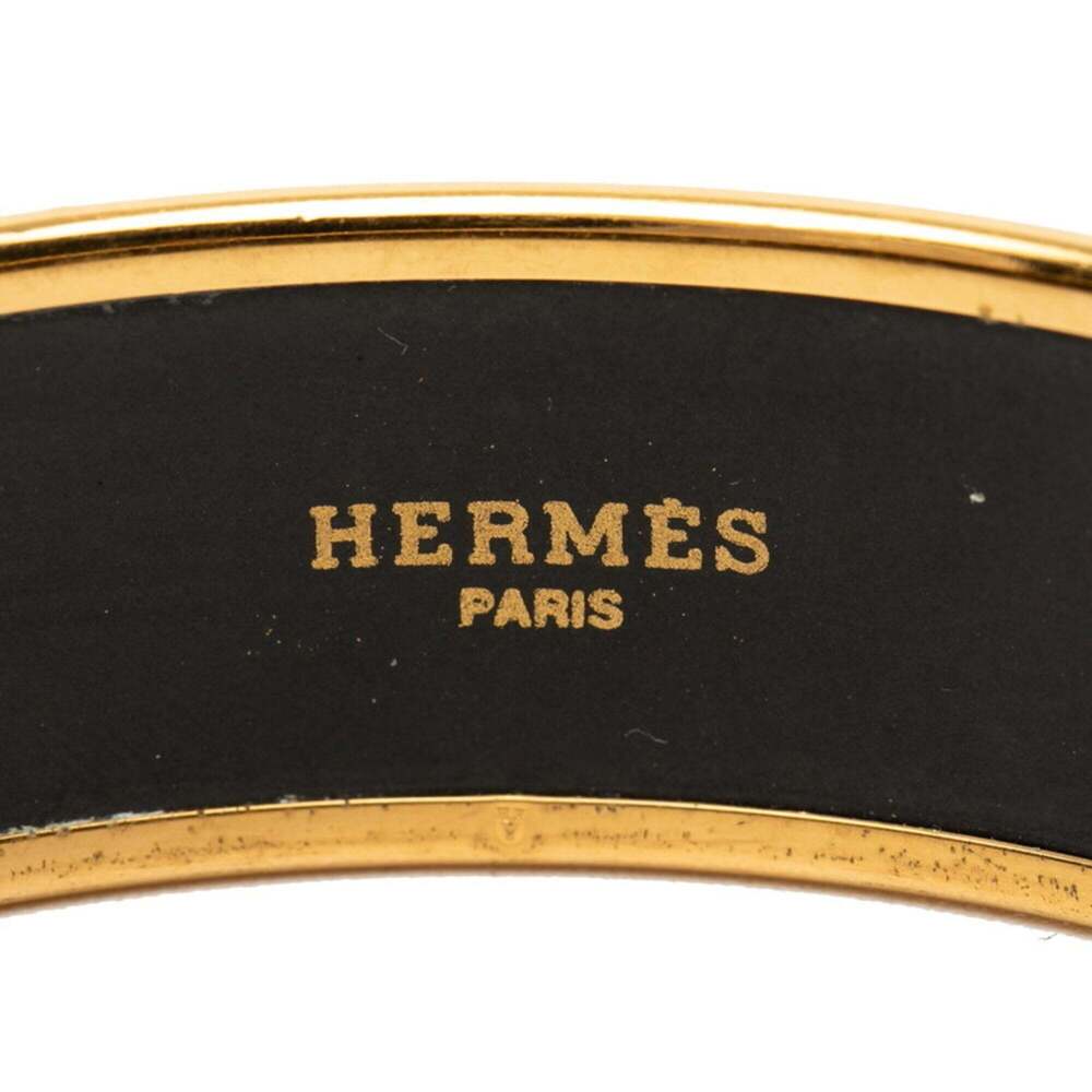 Hermes Enamel GM Cloisonné Bangle, Red Plated, Women's - Picture 7 of 7